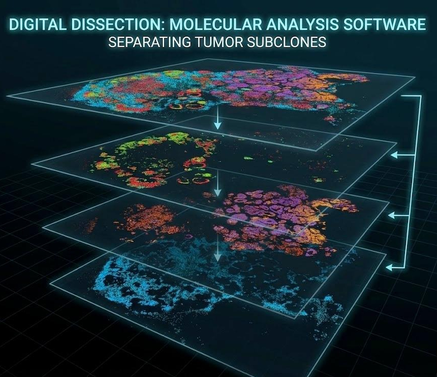 Exploded view of spatial pathology